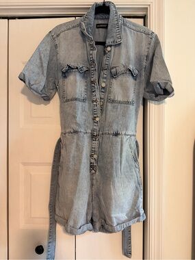 Blank NYC Denim Jumpsuit Romper